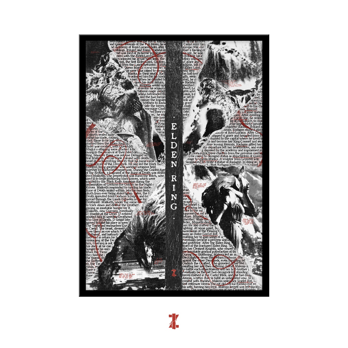Shattering of the Elden Ring(A3 Poster, Multicolour)