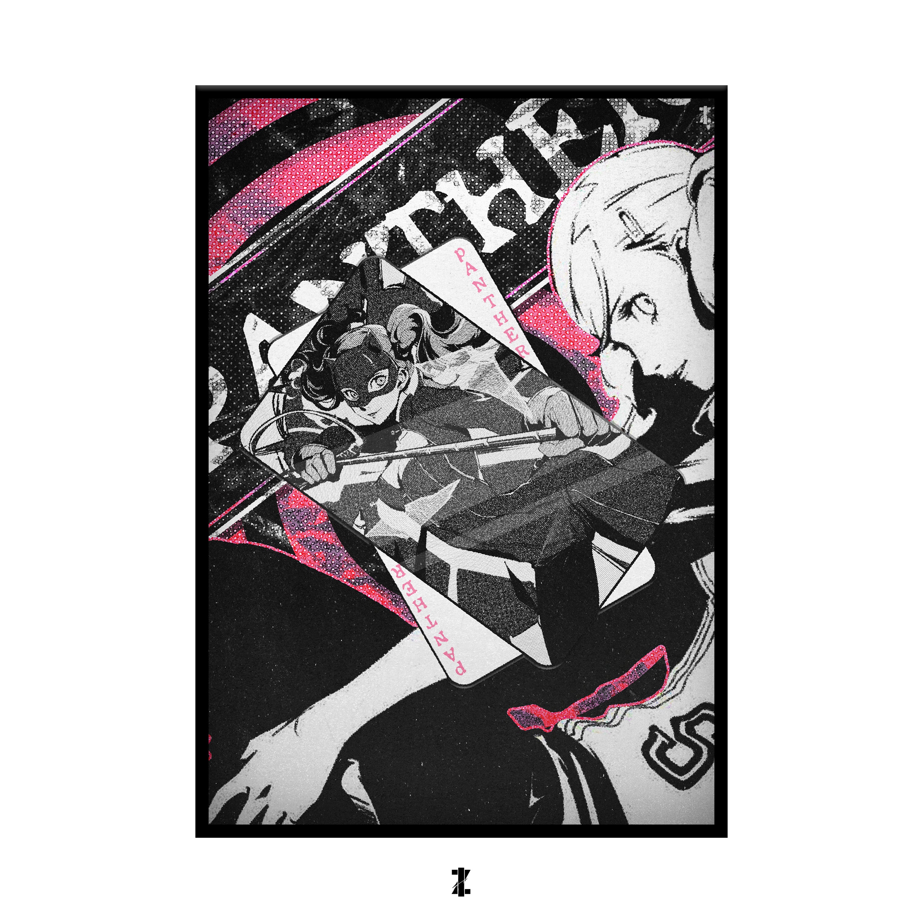 Panther the Alluring Rebel (A3 Poster, Multicolour)