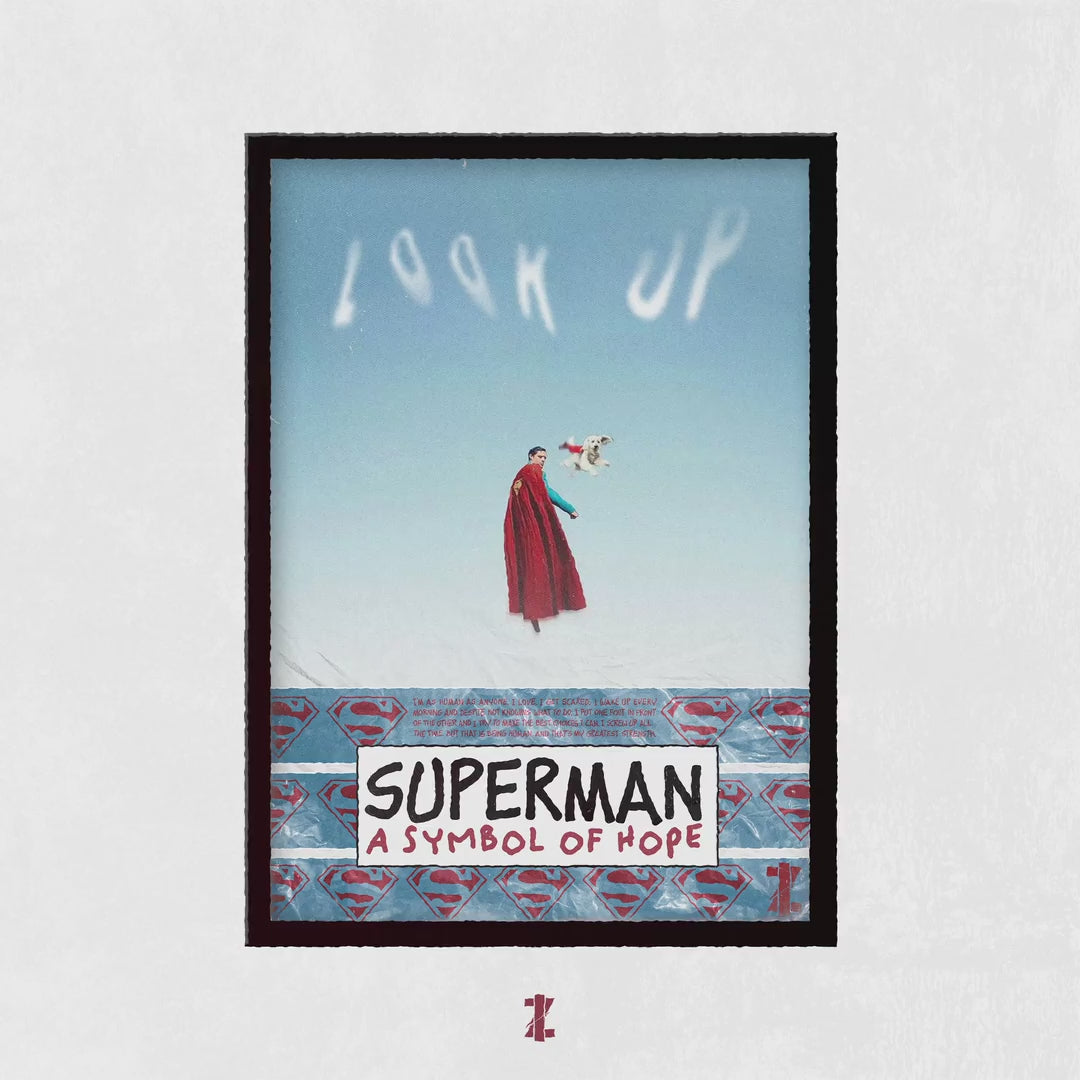 Superman A Symbol Of Hope (A3 Poster, Multicolour)