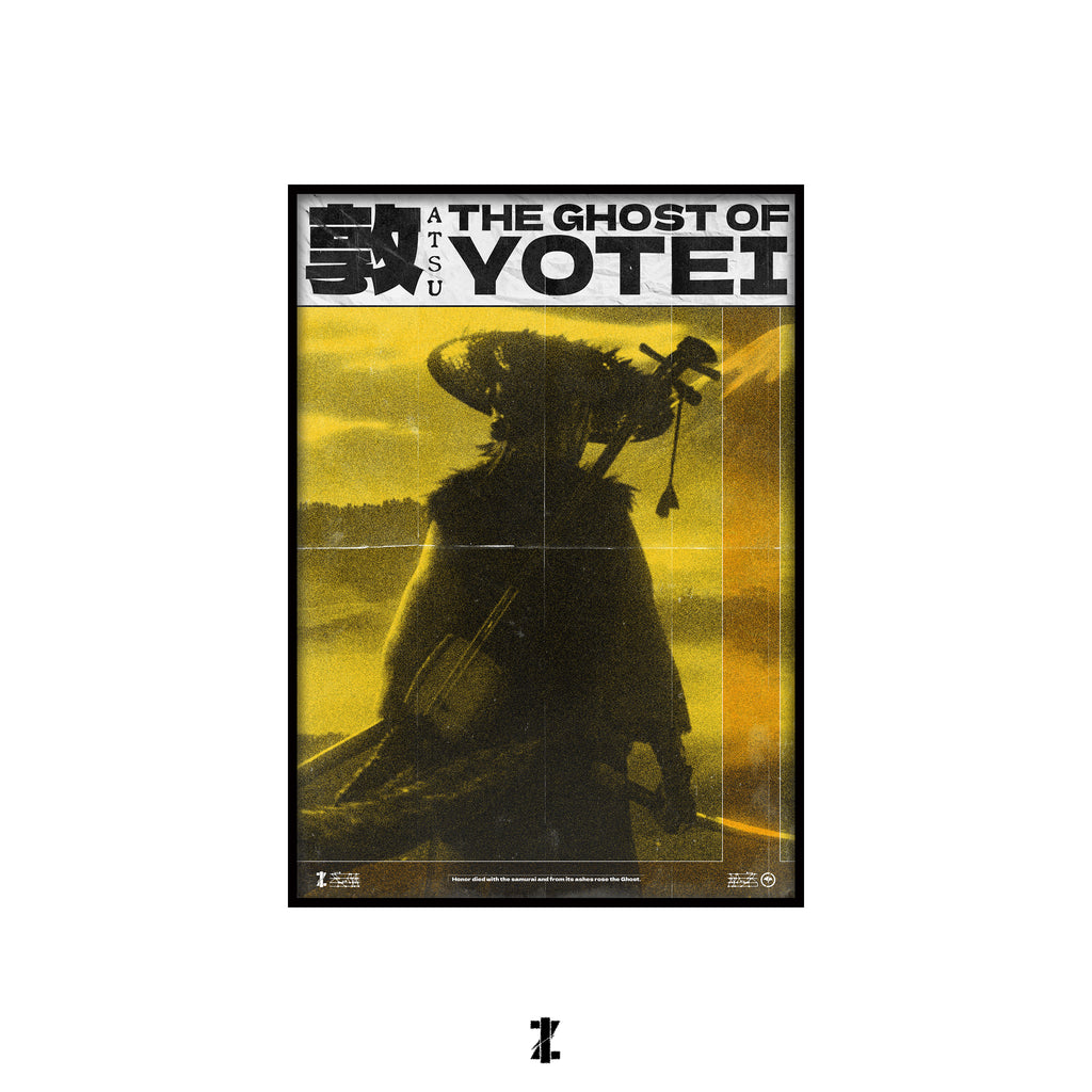Ghost of Yotei (A3 Poster, Monochrome & Multicolour Colour)