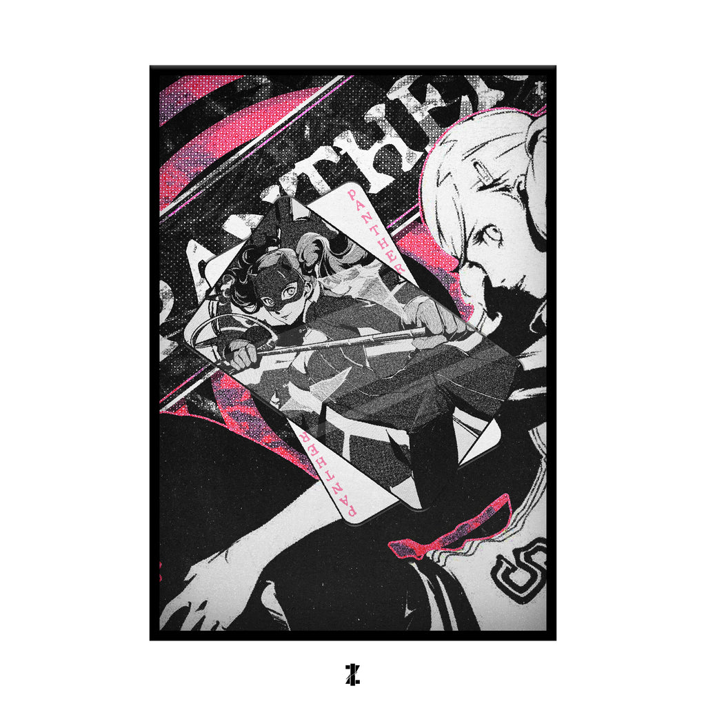 Panther the Alluring Rebel (A3 Poster, Multicolour)