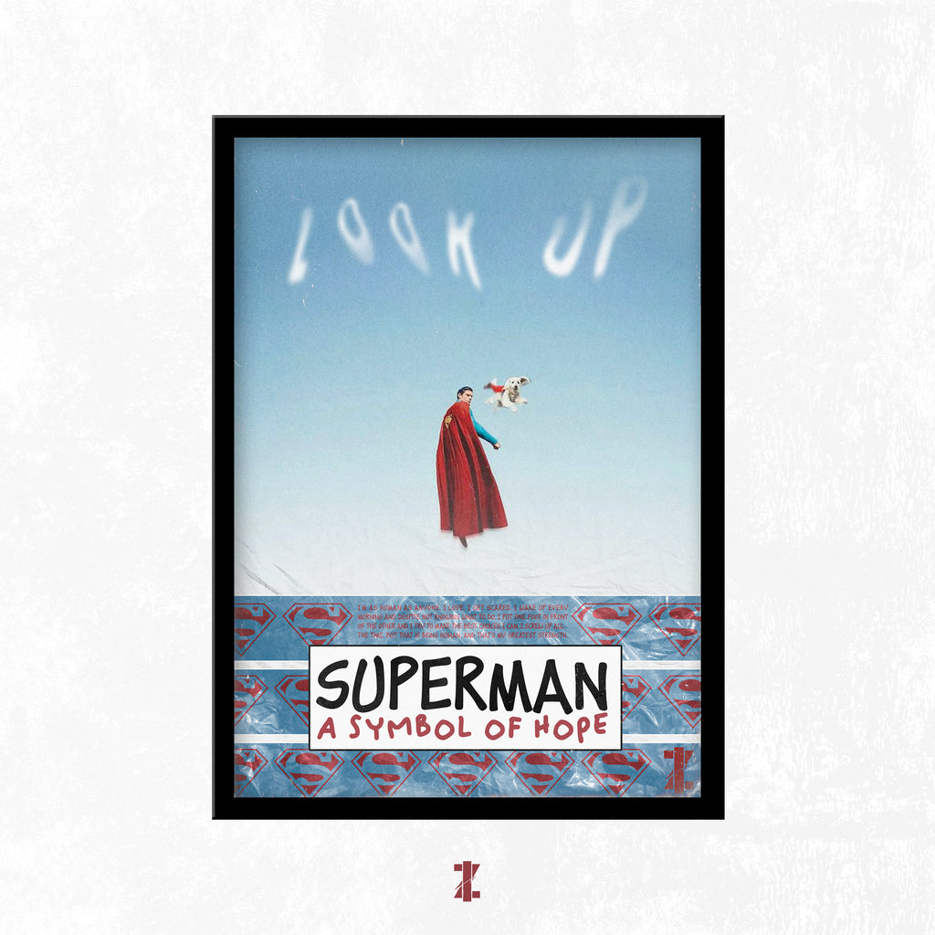 Superman A Symbol Of Hope (A3 Poster, Multicolour)