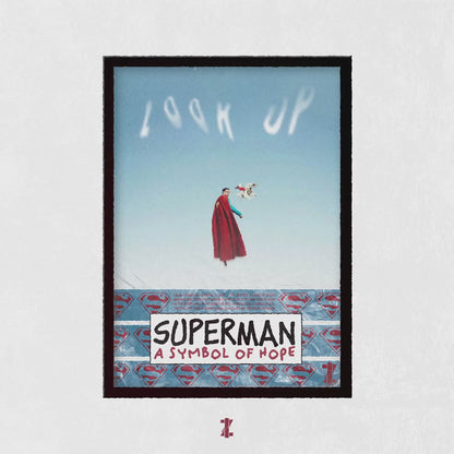 Superman A Symbol Of Hope (A3 Poster, Multicolour)