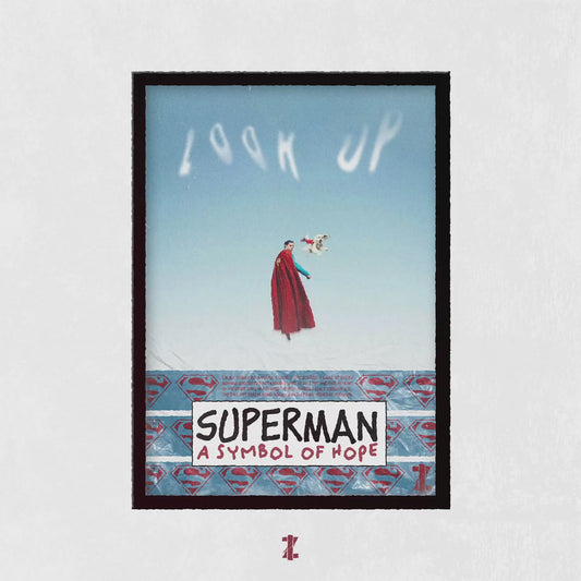 Superman A Symbol Of Hope (A3 Poster, Multicolour)