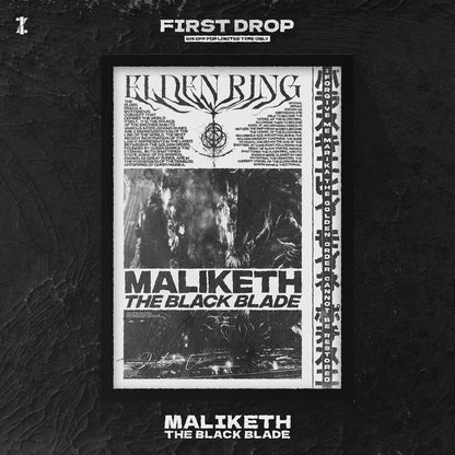 Maliketh, The Black Blade - ELDEN RING (A3 Poster, Multicolour)
